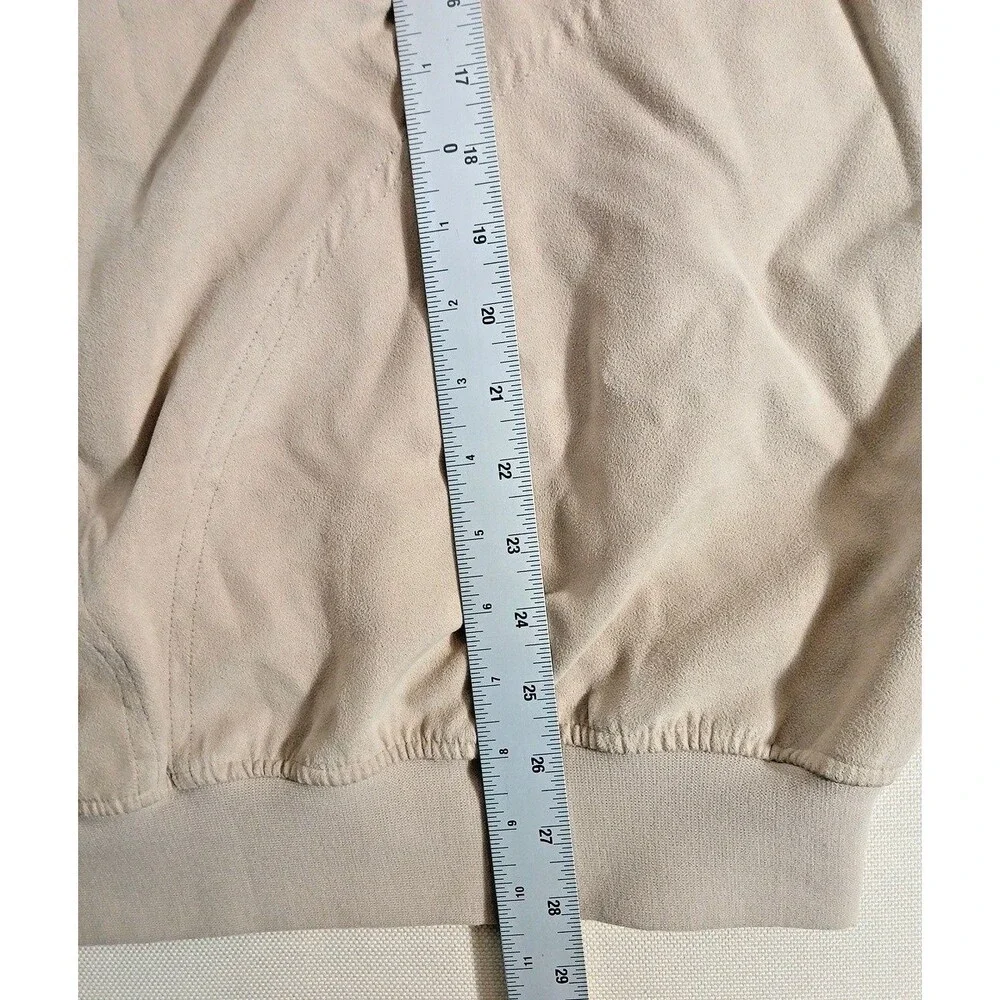 Zero Restriction Windstopper Vest Size L Beige Made In USA Golf Outerwear
